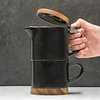 One Pot And One Cup Ceramic Mug Set
