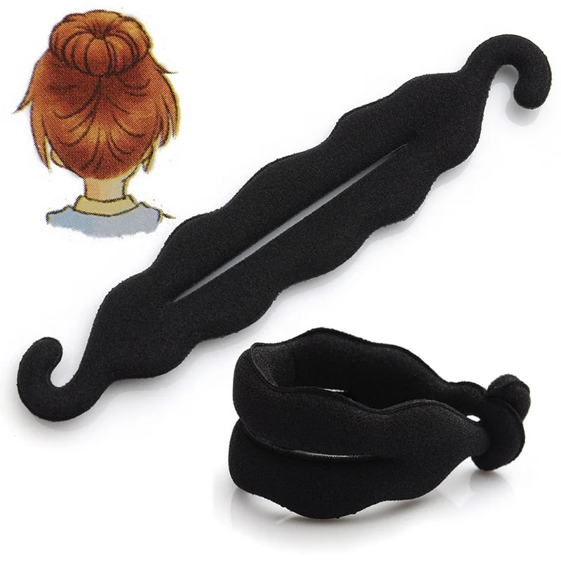 Women Classic Magic Hair Twist Hair Styling Tools Quick Bun Donut Curler Maker Headband Sponge Braiders Tool Hair Accessories
