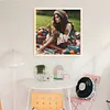 Crochet Girl With Ball Of Yarn-11CT Stamped/Counted Cross Stitch 50*50cm/19.69*19.69in tapestrymarket