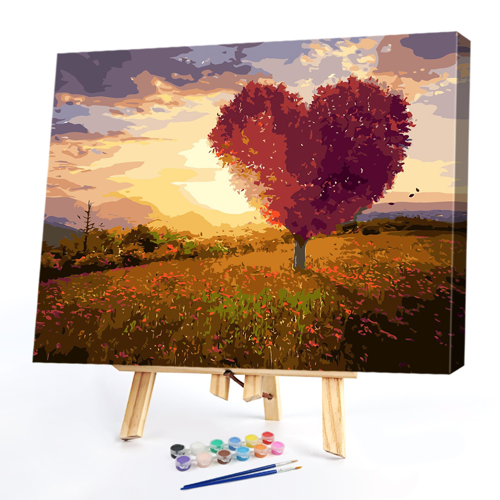 

40*50CM Paint By Numbers-Love Tree, 501 Original