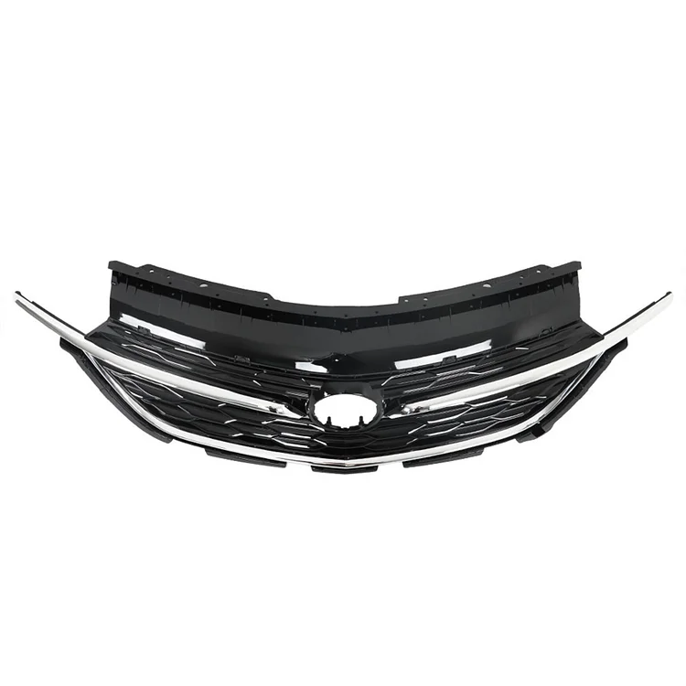 SEBLAFF Front Bumper Hood Grille Black with Chrome Trim Grill Radiator Replacement for 2020 2021 2022 Encore GX