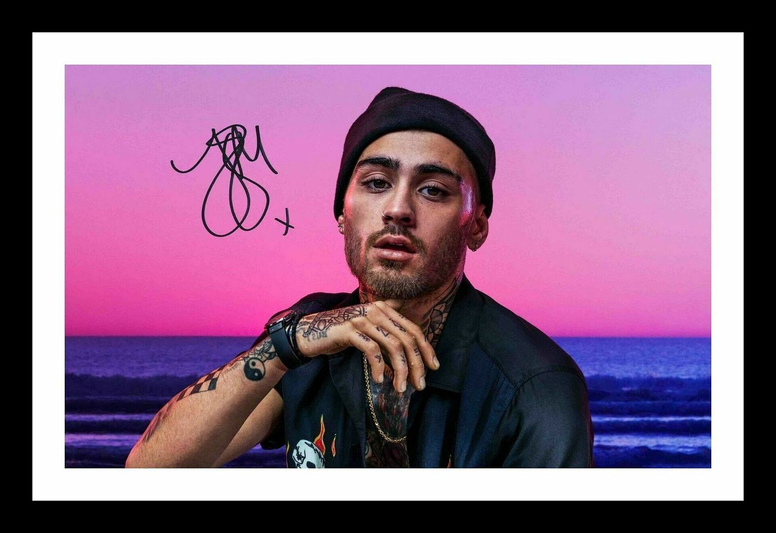 Zayn Malik Autograph Signed & Framed Photo Poster painting 9