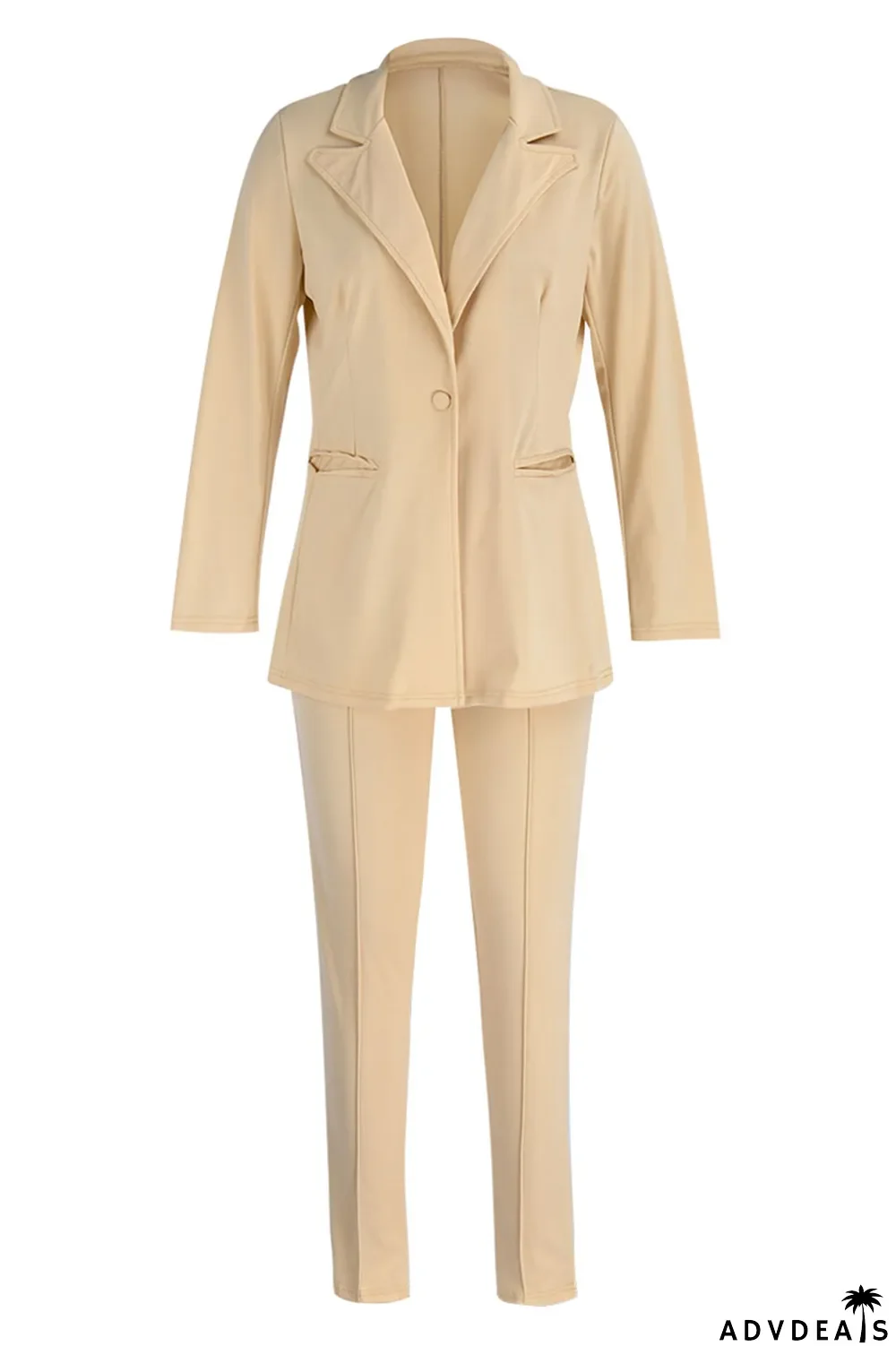 Black Casual Solid Patchwork Turn-back Collar Long Sleeve Two Pieces