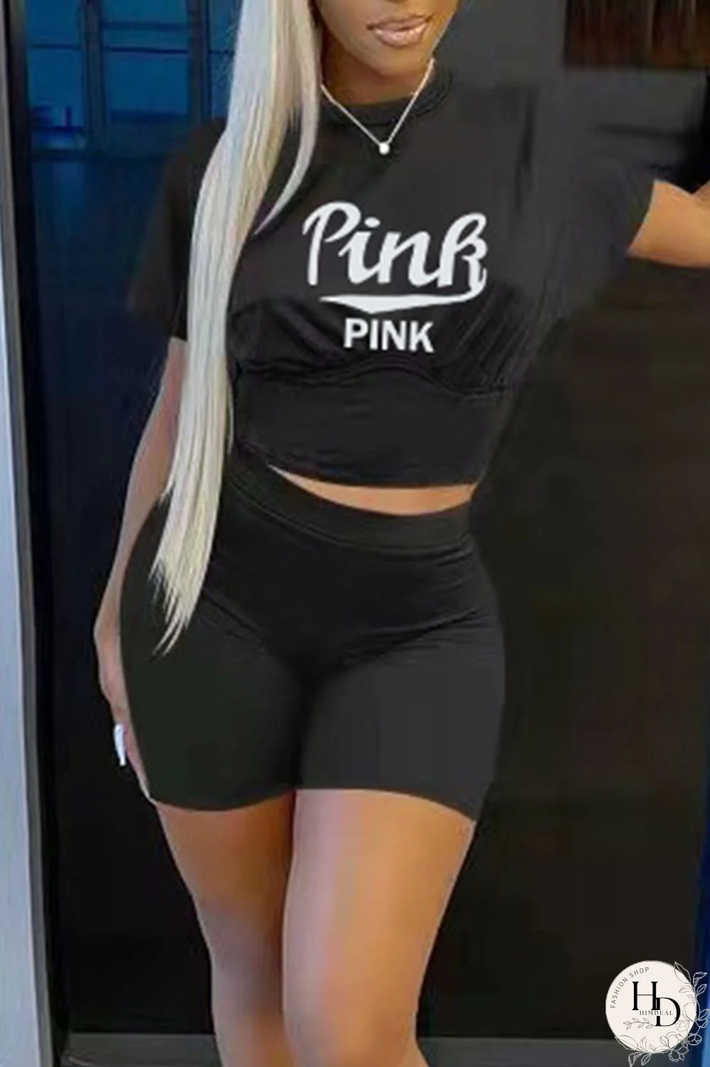 Burgundy Casual Print Patchwork O Neck Short Sleeve Two Pieces