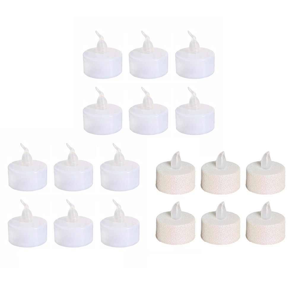 

6x Flameless LED Tealight Candles Wedding Light Romantic Candles for Party, 501 Original