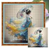 Ancient Beauty-11CT Stamped Cross Stitch 50*50cm/19.69*19.69in tapestrymarket