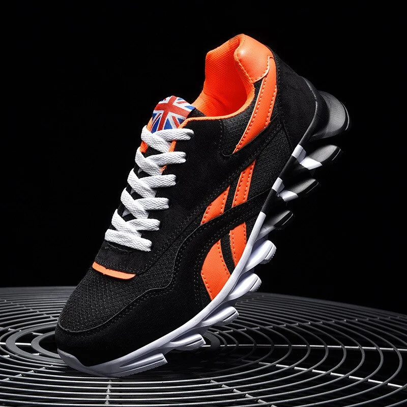 Yyvonne Men Sneakers Breathable Running Shoes Outdoor Sport shoes Fashion Comfortable Casual Couples Gym Shoes Lace Up Flats