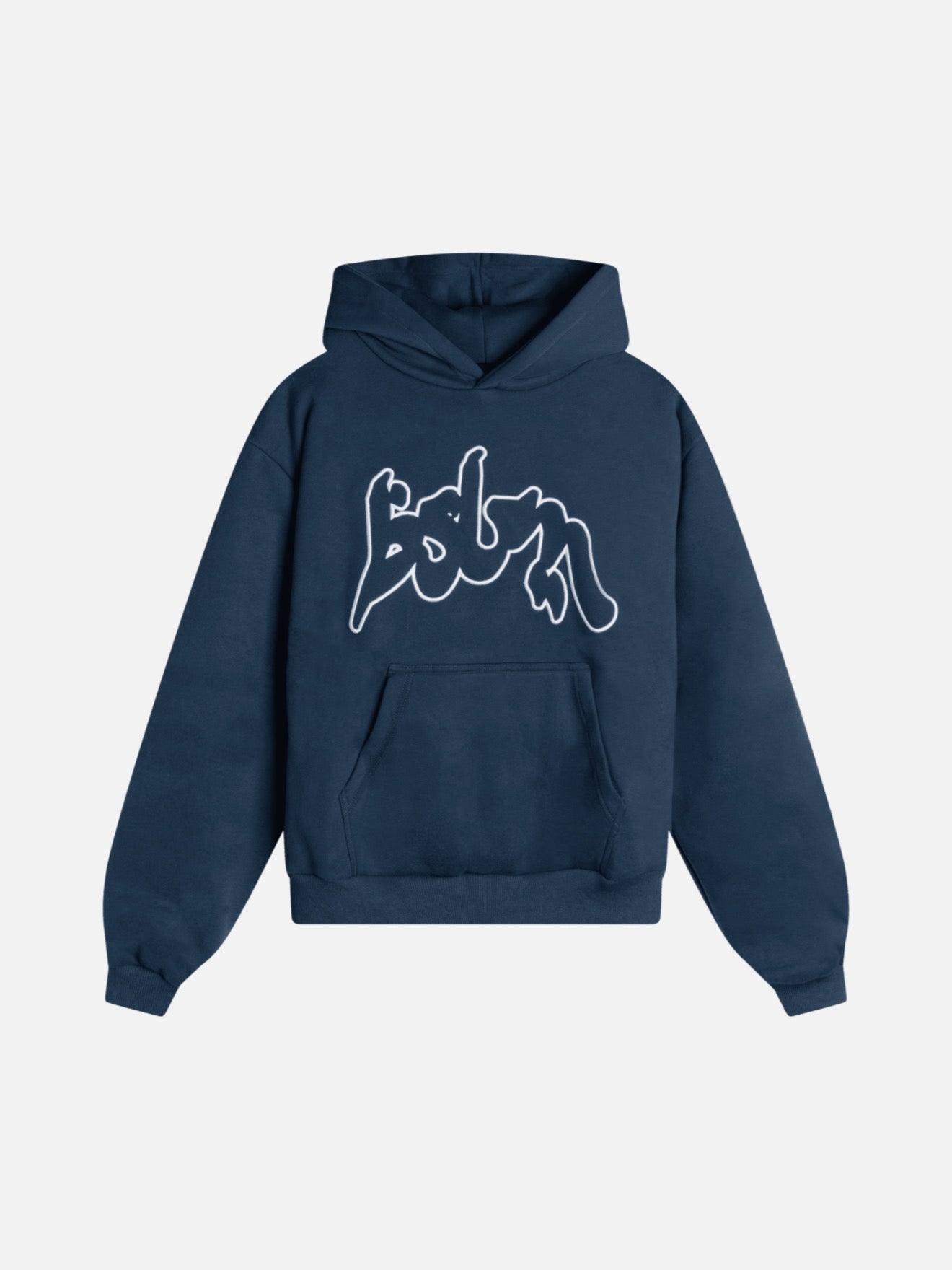 OUTLINED HOODIE NAVY