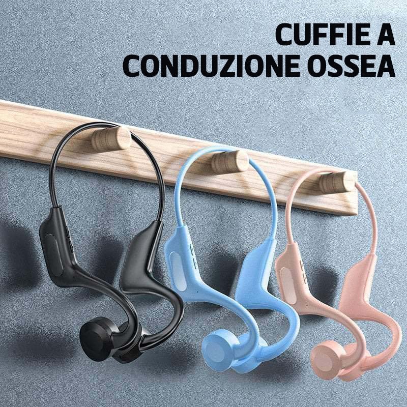 Cuffie Bluetooth a conduzione ossea（ Comfort, chiarezza del suono A+++）