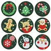6Pcs/set Diamond Painting Christmas Coaster Cup Cushion with Rack Cup Pad Decor