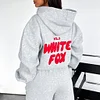 Fashion Sports LOGO Long Sleeve Pullover Hooded Sweatshirt Two Piece Set by Inlyline