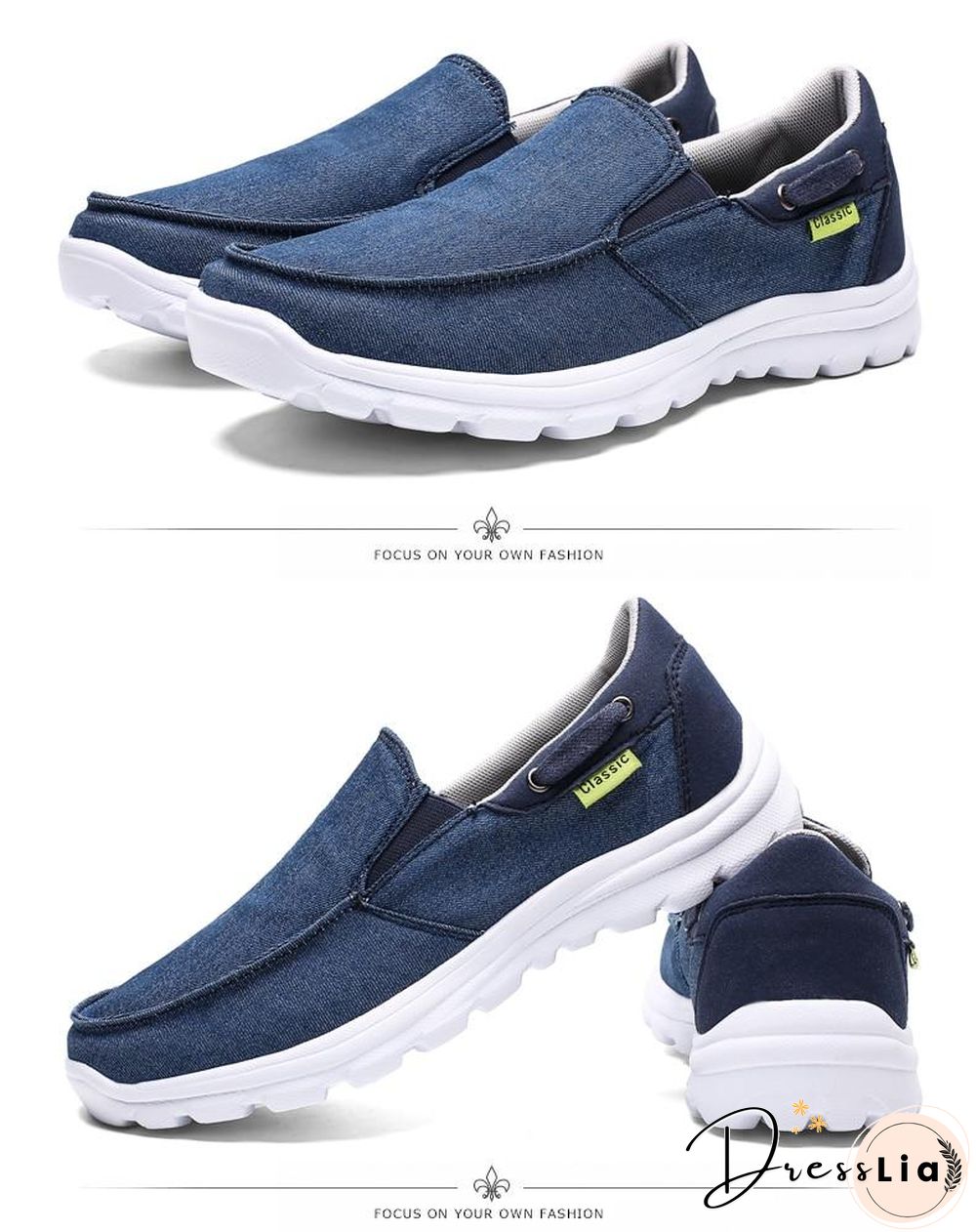 Men Canvas Casual Breathable Footwear Plus size Flat Shoes