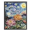 Van Gogh - Chrysanthemums-11CT Stamped Cross Stitch 40*50cm/15.75*19.69in