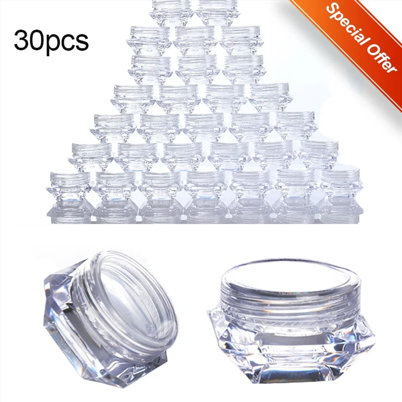 1Pc Rectangle Double-layer Nail Art Tool Empty Storage Box Tweezers Clippers Pens Polishing Nail Buffer Files Plastic Container-Nail Inspo