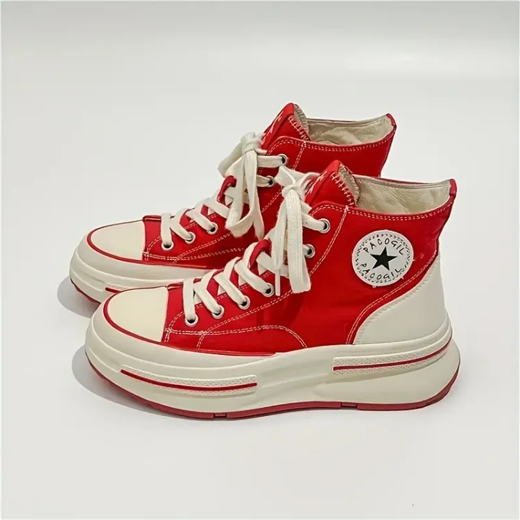 Women's High Top Canvas Shoes