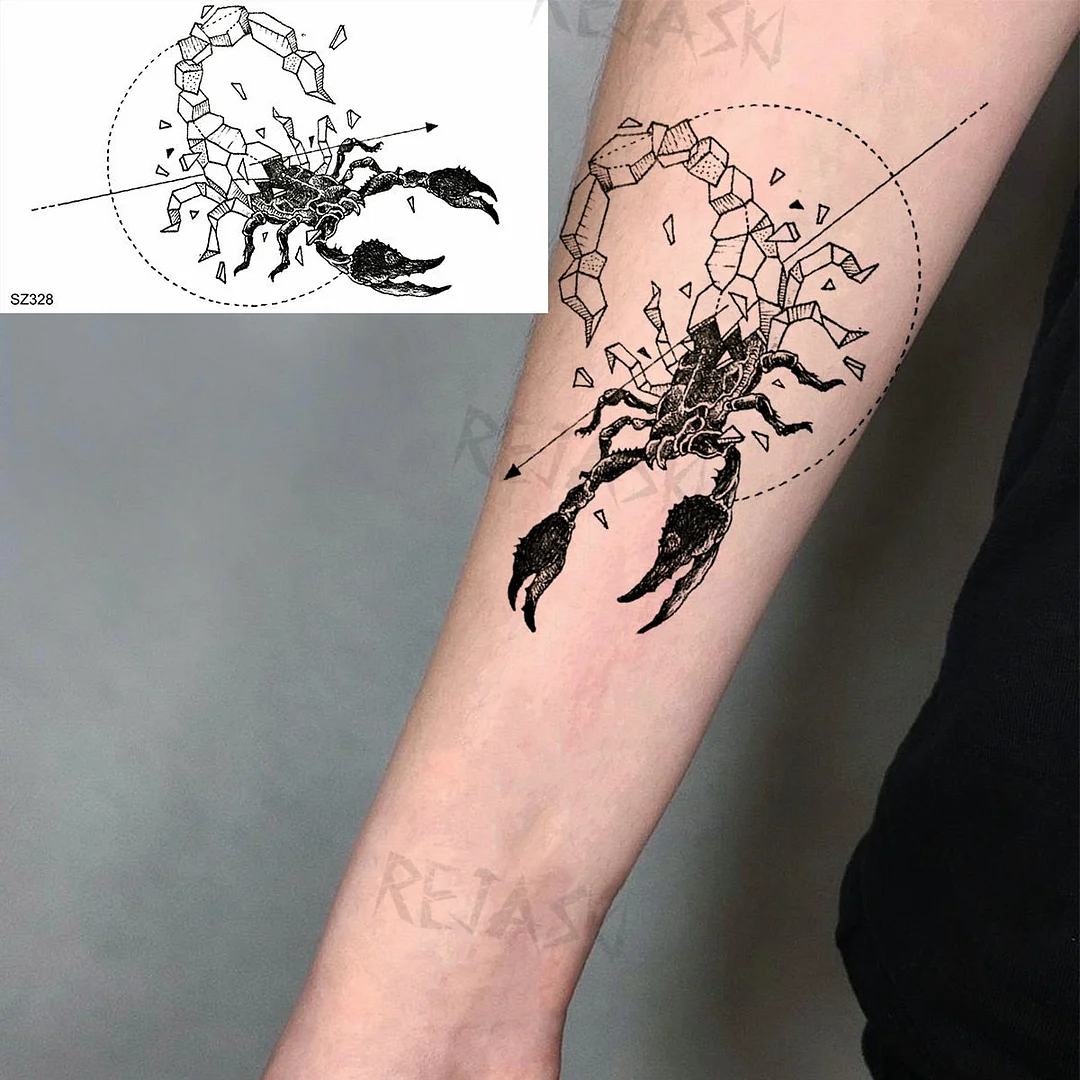 Realistic Sunflower Fashion Wrist Temporary Tattoos For Women Gilr Butterfly Geometry Fake Tattoo Custom Armbands Washable Tatoo