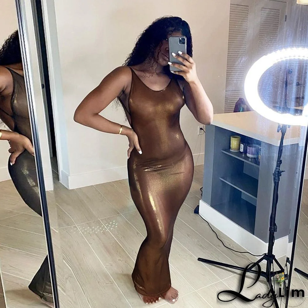 Women French Summer Sexy Backless Camisole Dress