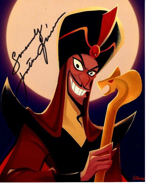 JONATHAN MAN signed autographed DISNEY ALADDIN JAFAR Photo Poster painting