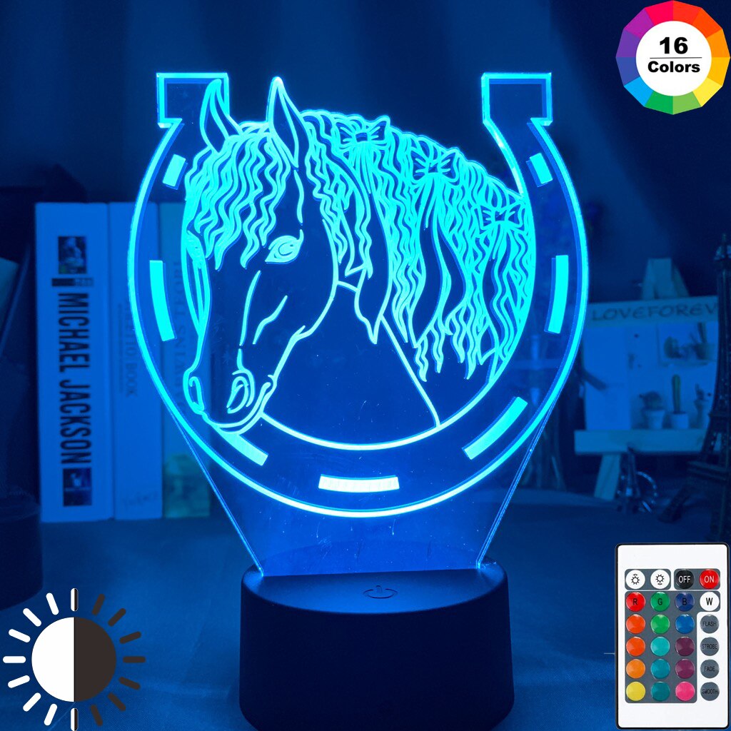 

Horse - LED Night Light, 7 colors no remote, 501 Original