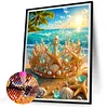 Diamond Painting -DIY Round Drill Starfish Ocean Crown
