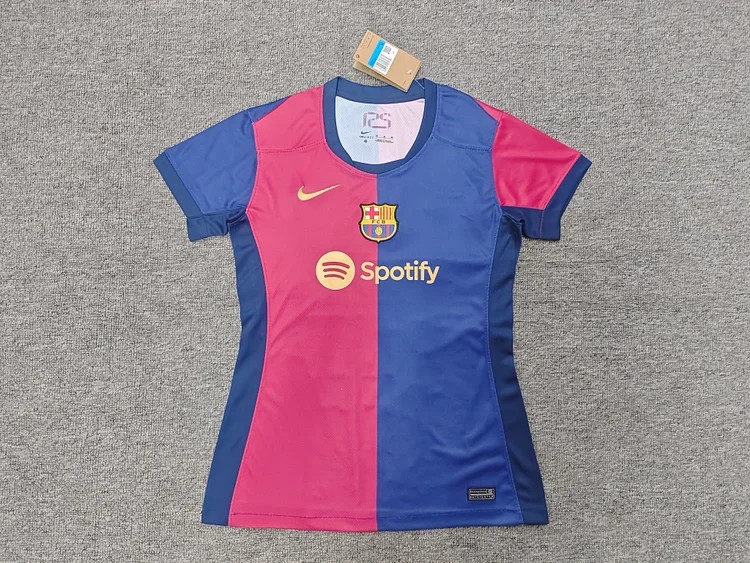 24/25 Women's Barcelona Home Football Jersey 1:1 Thai Quality