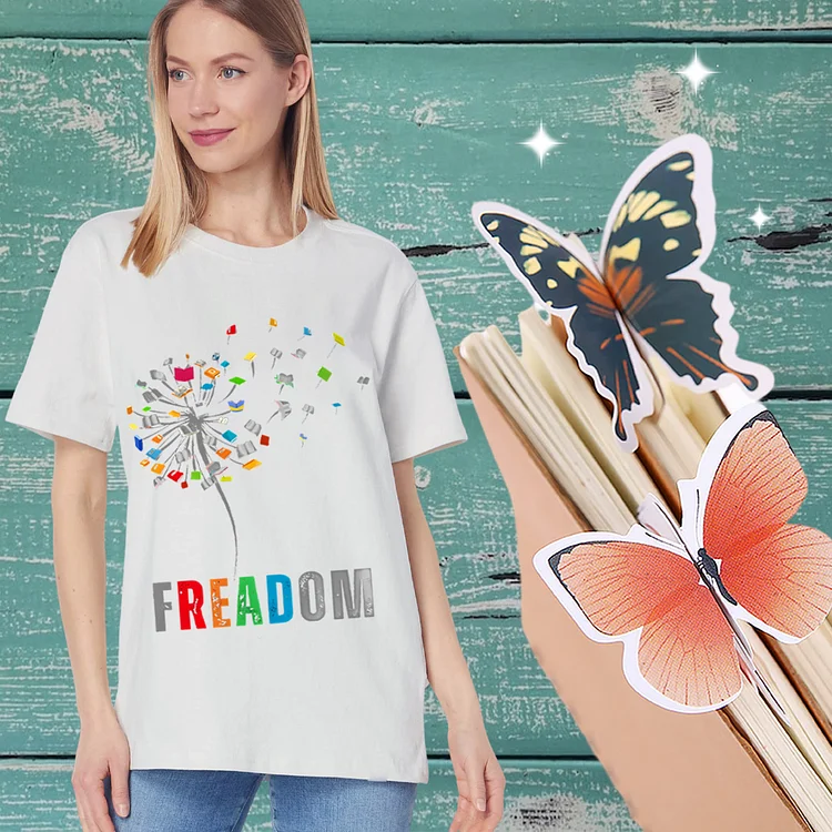 FREADOM Casual T-Shirt with Free Gift -BSTC1675