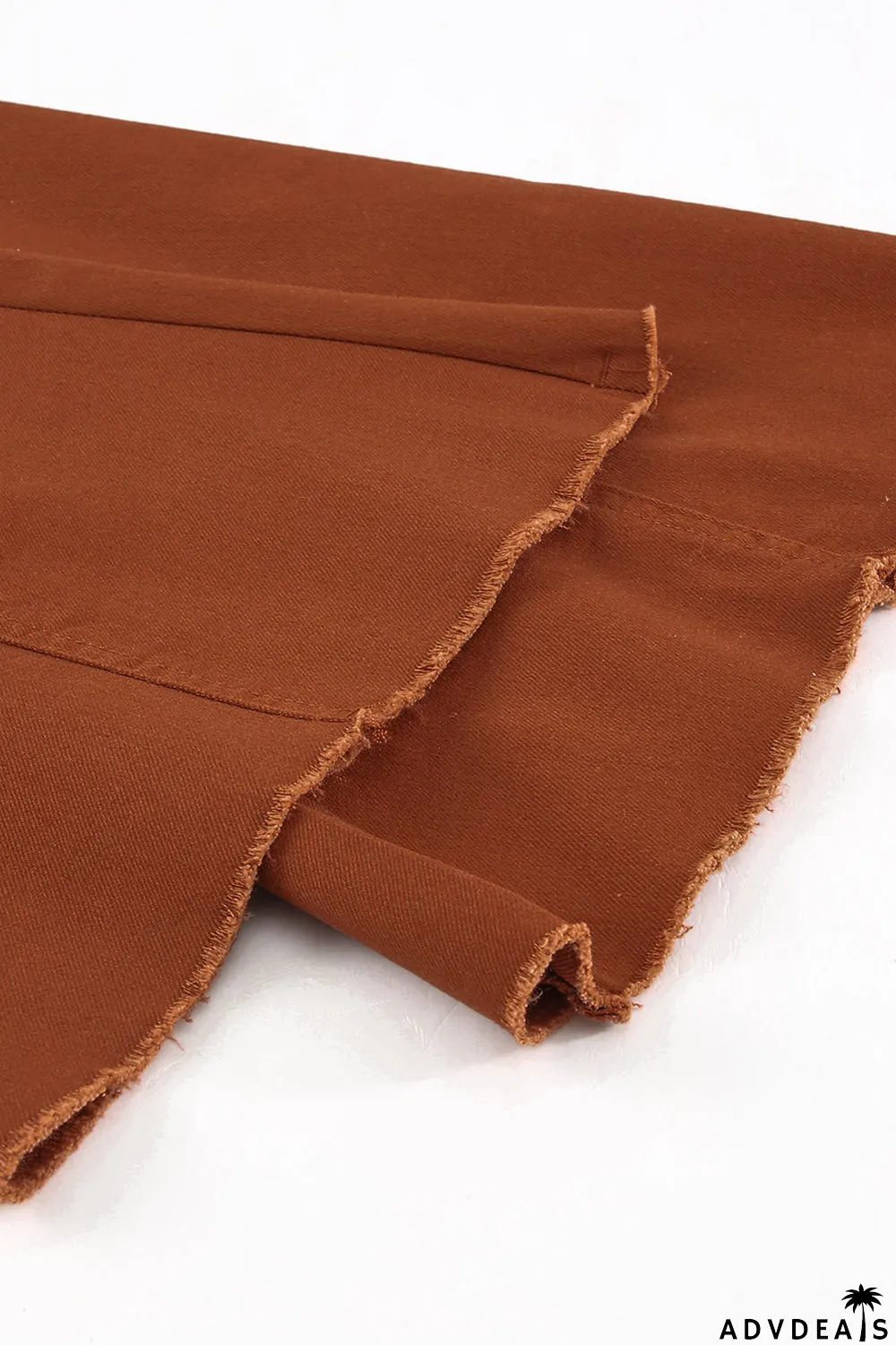 Distressed Bell Bottom Denim Pants