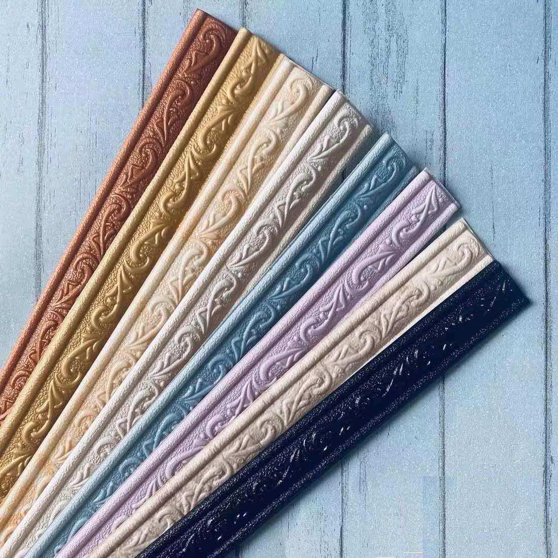 230cm/Roll Multifunction Self Adhesive 3D Pattern Edge Decoration