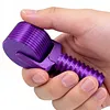 Diamond Art Roller Tools and Accessories for Rhinestone Embroidery with 10 Ridges Diamond Art Roller Straightener for Craft Lover Beginners (Solid Purple)