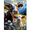 Diamond Painting-DIY Full Round Drill Cow