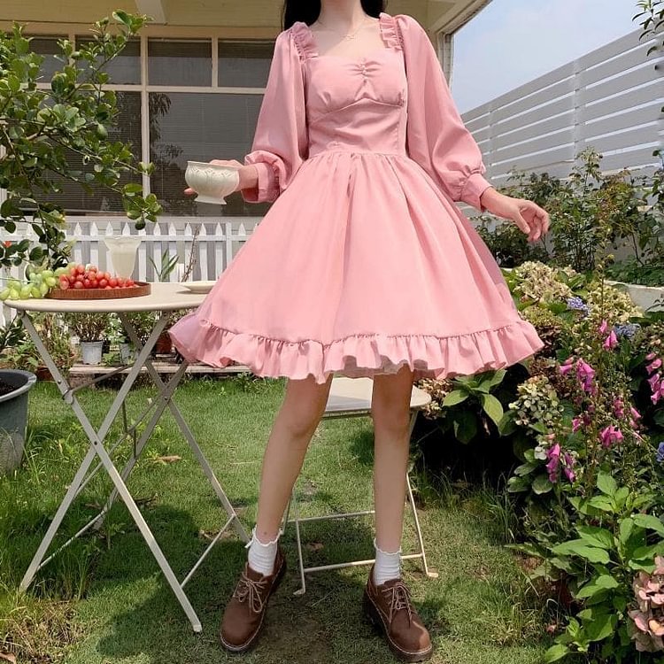 Pink Sugar Lolita Princess Kawaii Dress SS2075