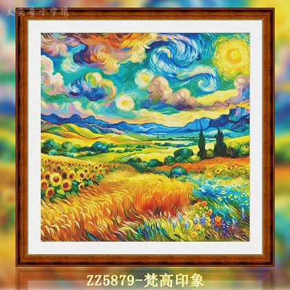 ZZ6019- Coastline Scenery】_ 110.87_ Painting Fairy Cross
