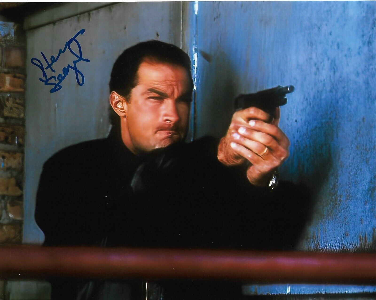 STEVEN SEAGAL Autographed 8 x 10 Signed Photo Poster painting COA