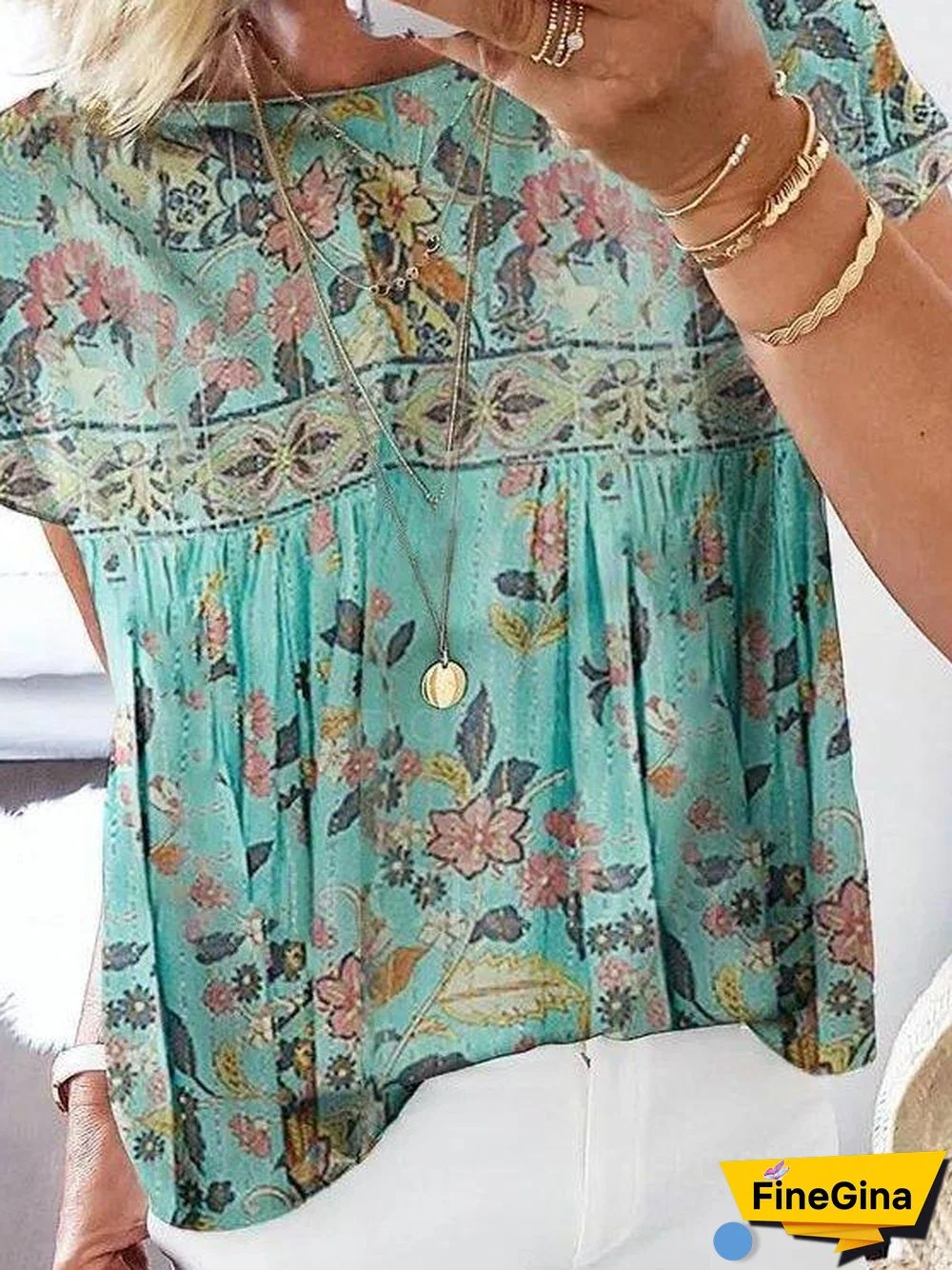 Casual Short Sleeve Shirts & Tops