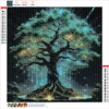 Diamond Painting-5D Full Round Drill Life Tree(40*40 CM)