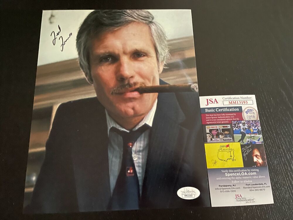 TED TURNER SIGNED 8X10 Photo Poster painting  AUTOGRAPHED BUSINESS MOGUL  2