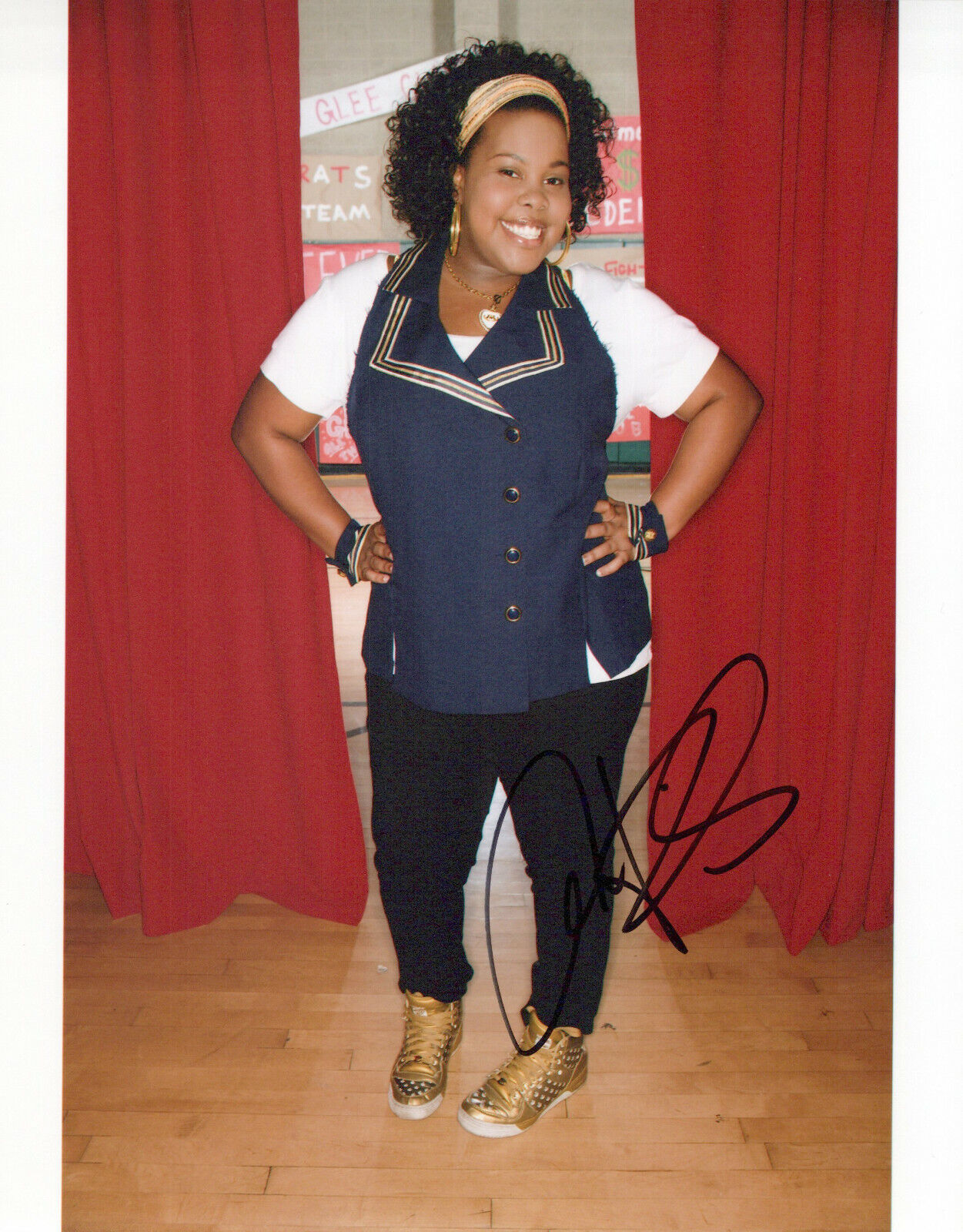 Amber Riley Glee autographed Photo Poster painting signed 8X10 #10 Mercedes Jones