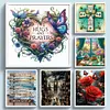 (Multi Style)Signboard-Full Embroidery 3 Strands 11CT Stamped Cross Stitch-40*50CM