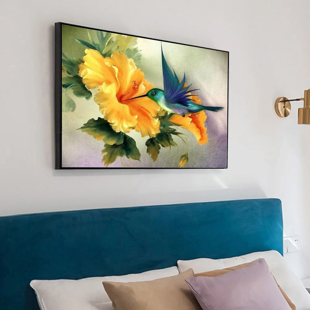 Flower Bird - Paint By Number(50*40cm)