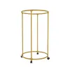 Circular Drying Rack with Wheels Display Hanging Clothes Rack for Clothing Store