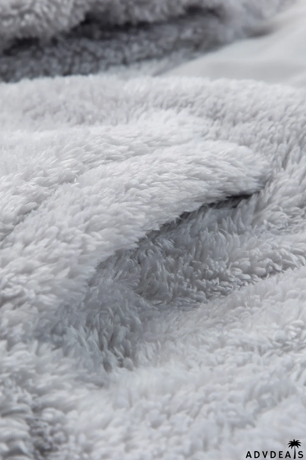 Zip Up Sherpa Coat With Pocket