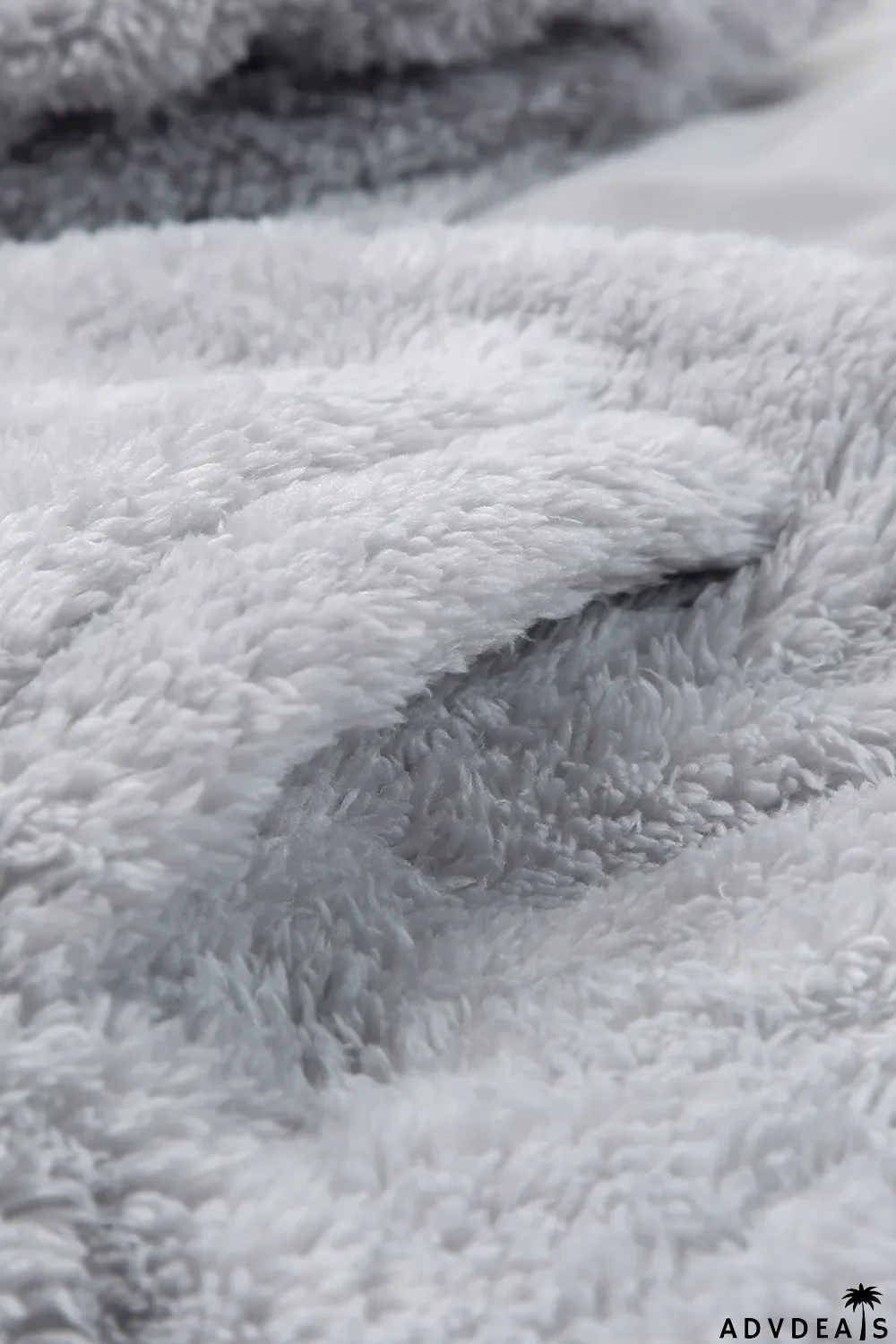 Zip Up Sherpa Coat With Pocket