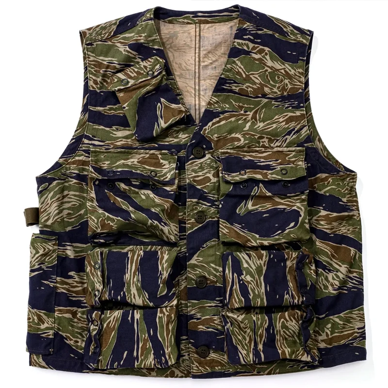 40's Cotton C-1 Tiger Camouflage Life Vest