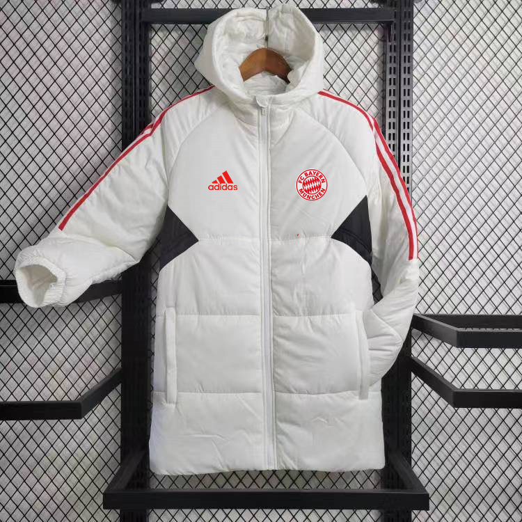 24/25-TR-BAY-DWN-JKT-WHT/RED-A03084