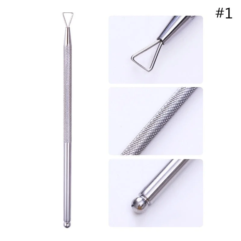 10/20/50/100pcs Wooden Cuticle Pusher Nail Rhinestone Remover Double Head Portable Nail Art Cuticle Remover  Nail Tools-Nail Inspo