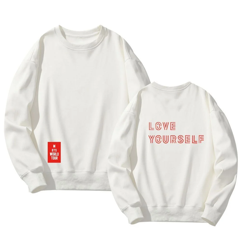 방탄소년단 Love Yourself Neck Hoodie