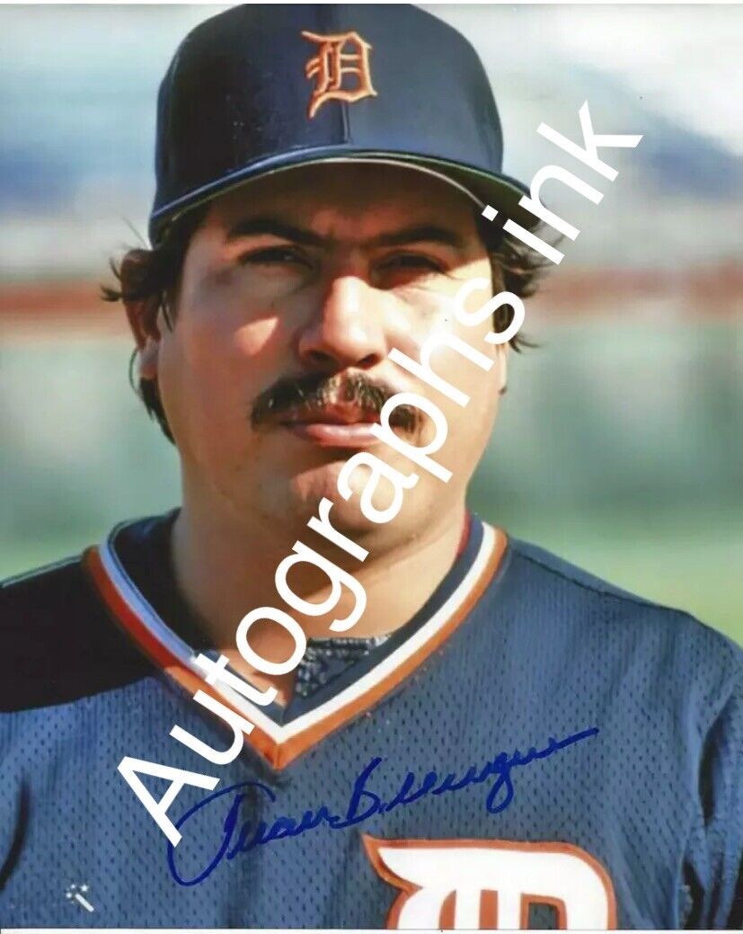 Juan Berenguer Autographed 8x10 Detroit Tigers#6