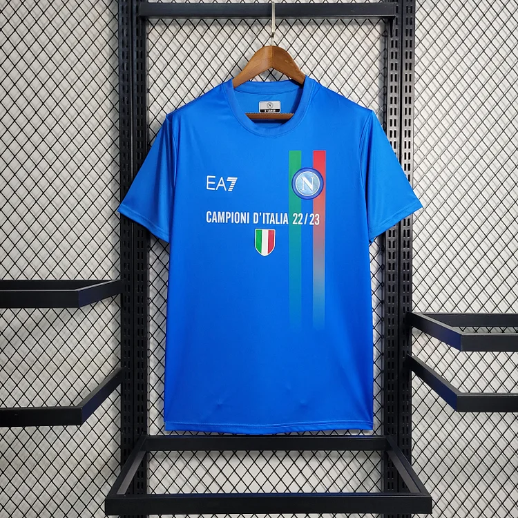 Napoli Champion 2023 Limited Edition Shirt Kit - Blue