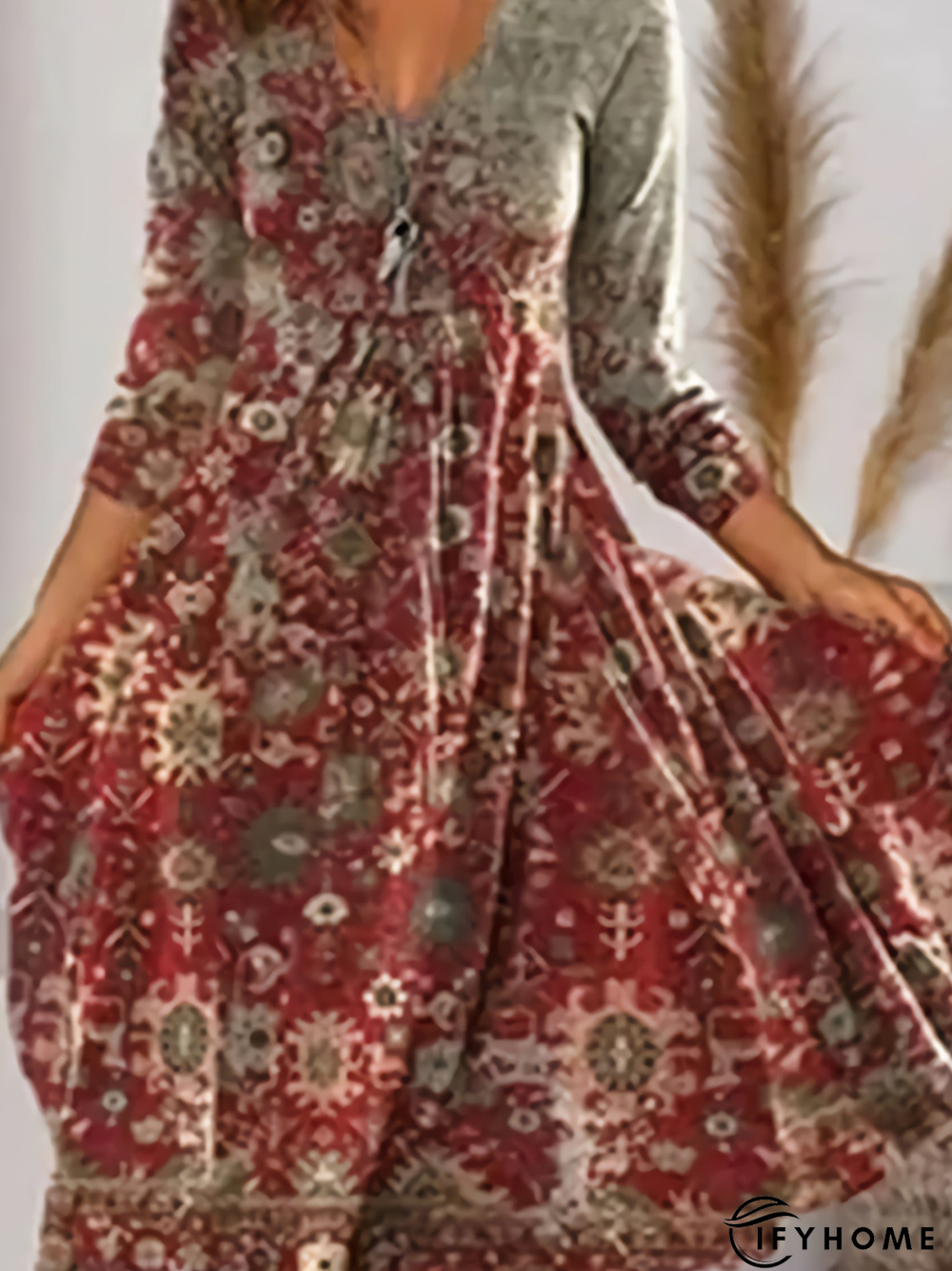 Ombre Knitting Dress | IFYHOME