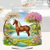 Garden Horse Acrylic DIY Diamond Painting Ornament Single Side Drill